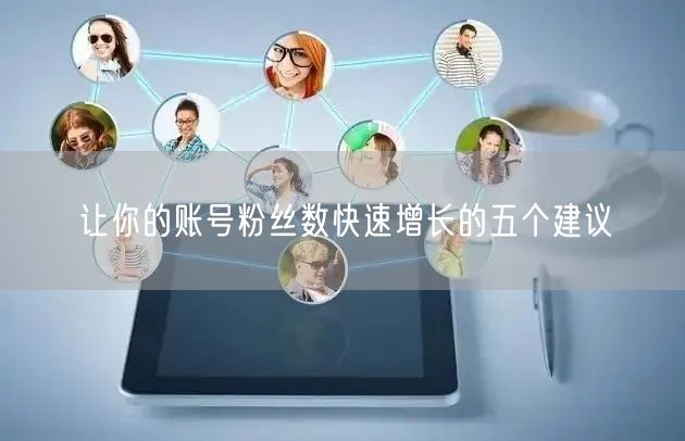 让你的账号粉丝数快速增长的五个建议