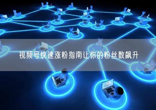 视频号快速涨粉指南让你的粉丝数飙升