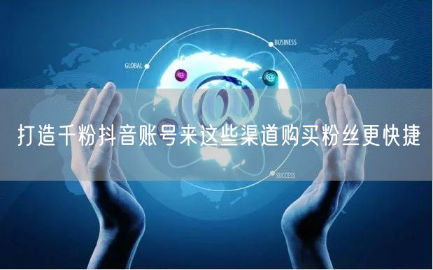打造千粉抖音账号来这些渠道购买粉丝更快捷
