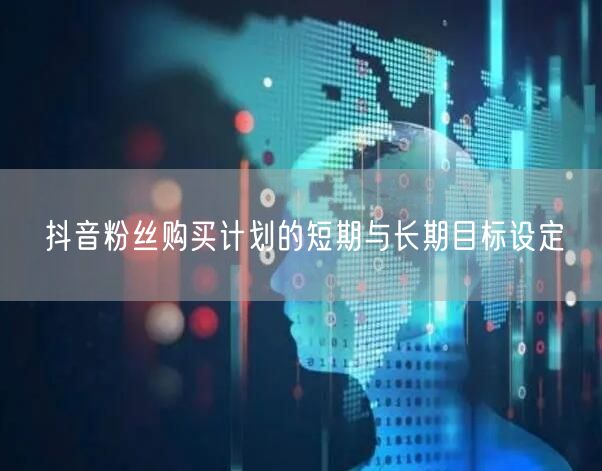抖音粉丝购买计划的短期与长期目标设定